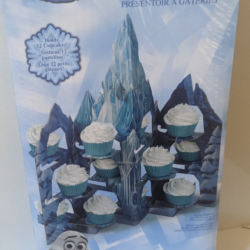 NEW Frozen Disney Castle Wilton Cupcake Treat Stand Xmas Holiday Party Baking